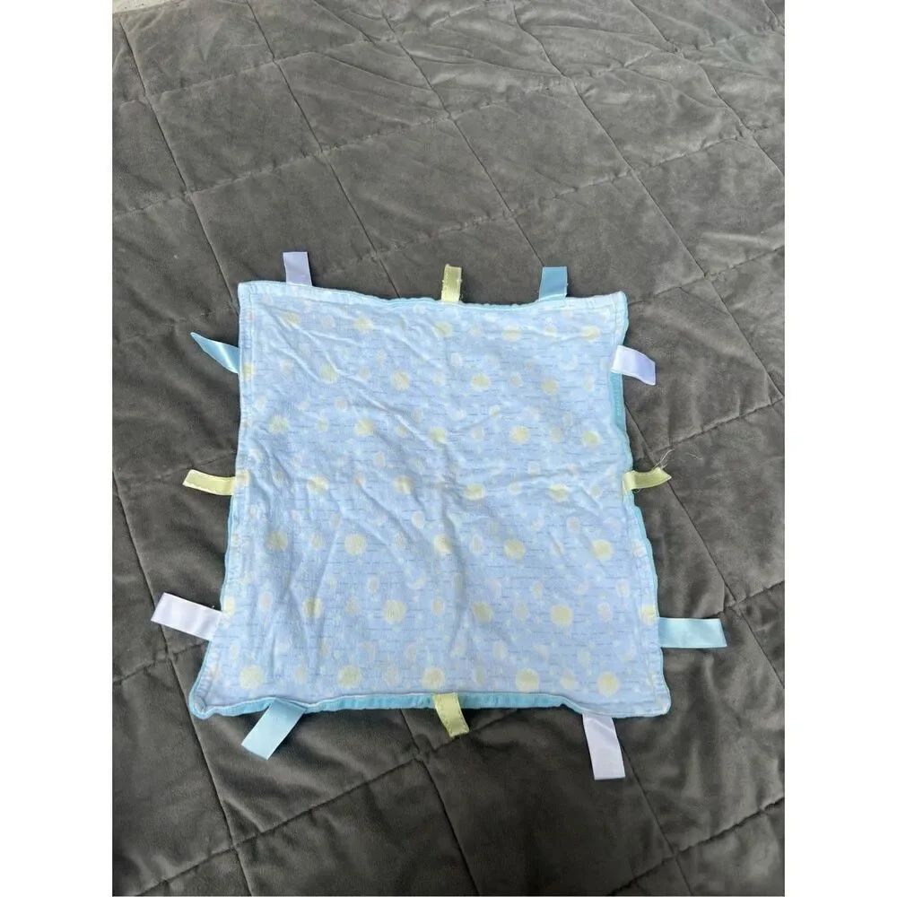 Blue Patterned Baby Tag Lovie